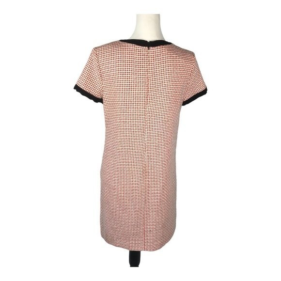 CeCe Women's Woven Short Sleeve‎ Retro Knee Length Preppy Shift Dress Size 6 - Picture 5 of 14